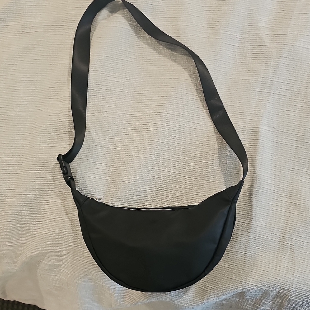 Fabletics Black Messenger Bag